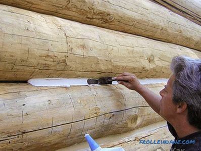 Заптивање шава у дрвеним кућама