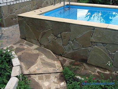 Базен од бетона - бетонски базен + фотографија