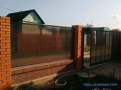 Поликарбонатну ограду урадите сами